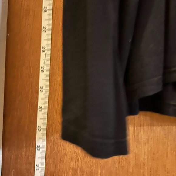 Size 2X - Justify - Black Cold-Shoulder "Wanderlust" Elephant Knit Pullover - Picture 6 of 6